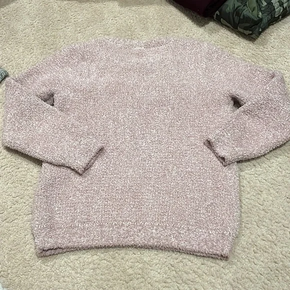 NWOT Barefoot Dreams CozyChic Pink Sweater - Picture 3 of 3